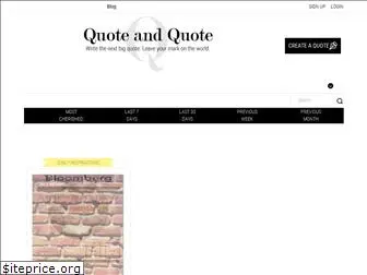 quoteandquote.com