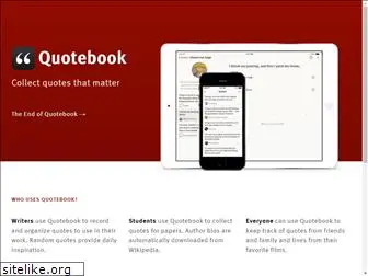 quotebookapp.com