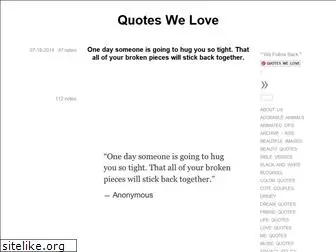 quoteswelove.com