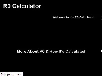 r0calculator.com