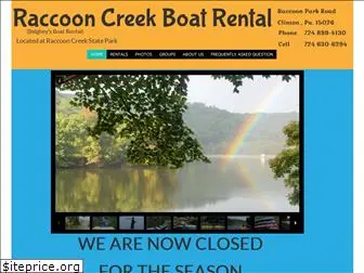 raccooncreekboatrental.com