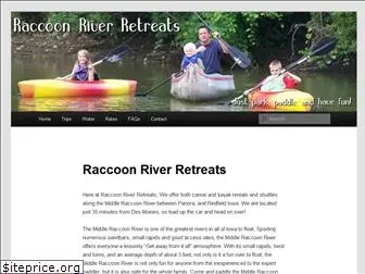 raccoonriverretreats.com