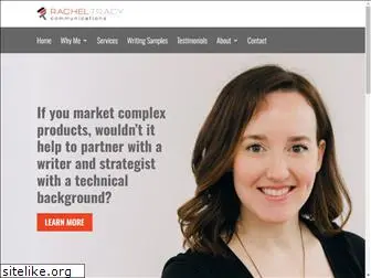 racheltracycommunications.com