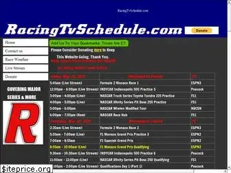 racingtvschedule.com