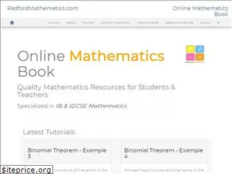 radfordmathematics.com