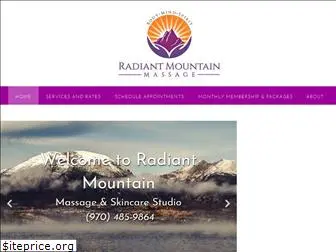 radiantmountainmassage.com