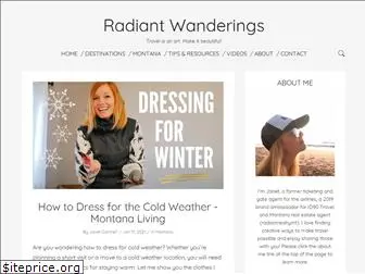 radiantwanderings.com