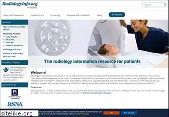 radiologyinfo.org