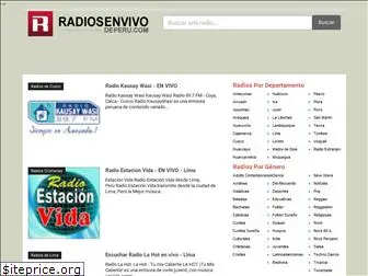 radiosenvivodeperu.com