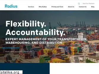 radiuslogistics.com