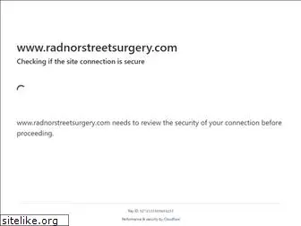 radnorstreetsurgery.com