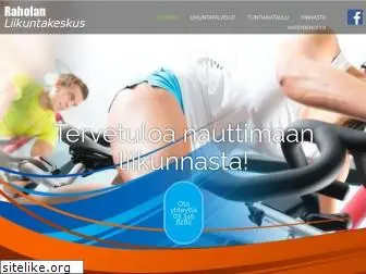 raholanliikuntakeskus.fi