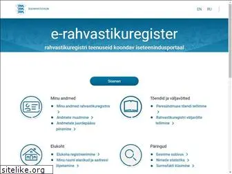 rahvastikuregister.ee