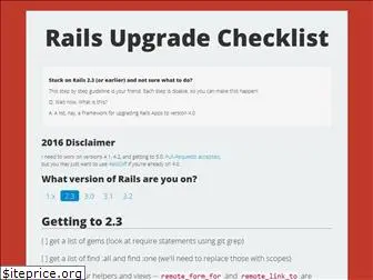 rails-upgrade-checklist.com