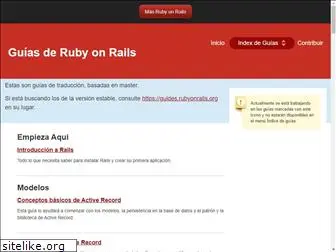 railsguides.es