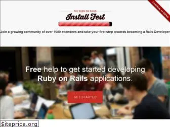 railsinstallfest.org