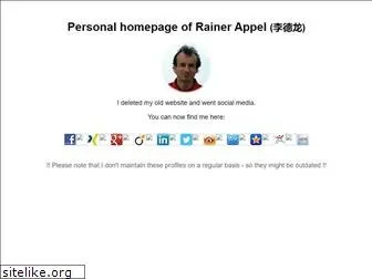 rainerappel.com