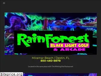 rainforestblacklightgolf.com