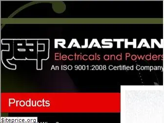rajasthanelectricalsandpowders.com