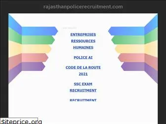 rajasthanpolicerecruitment.com