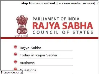 rajyasabha.gov.in