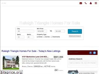 raleightrianglehomesforsale.com