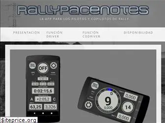 rallypacenotesapp.com