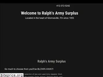 ralphsarmysurpluspgh.com