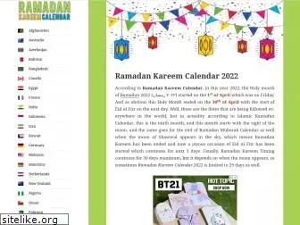 ramadankareemcalendar.com