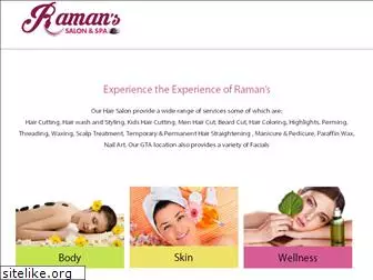 ramansalonspa.com