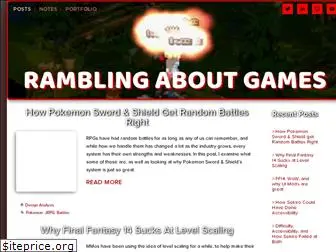 ramblingaboutgames.com