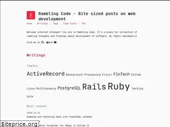 ramblingcode.dev