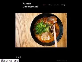 ramenunderground.com