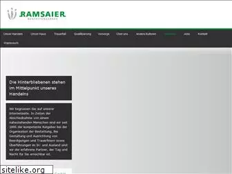 ramsaier-bestattungen.de