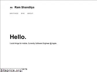 ramshandilya.com