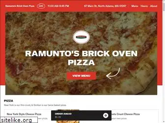 ramuntosbrickovenpizza.com