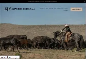 ranchershorsesale.com