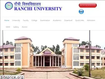 ranchiuniversity.ac.in