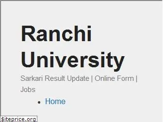 ranchiuniversity.org.in