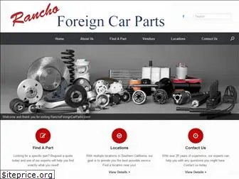 ranchoforeigncarparts.com