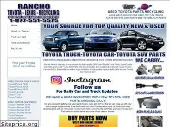 ranchotoyotatruckparts.com