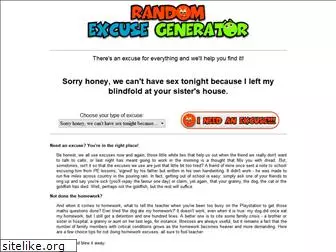 randomexcusegenerator.com