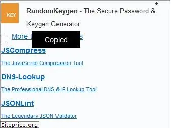 randomkeygen.com