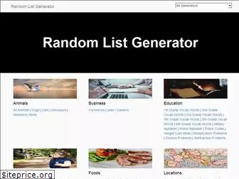 randomlistgenerator.com