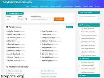 randomnamegenerator.org