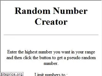 randomnumbercreator.com