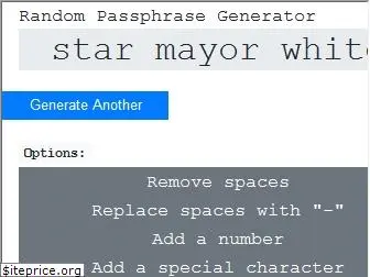 randompassphrasegenerator.com