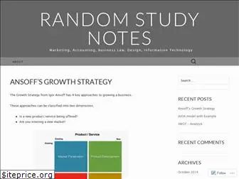 randomstudynotes.wordpress.com