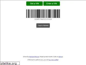 random vin generator list random vin generator list