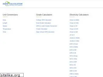 rapidcalculation.com